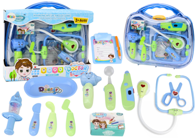 Dječji set "Mali doktor" sa zvučnim i svijetlosnim efektima, plavi